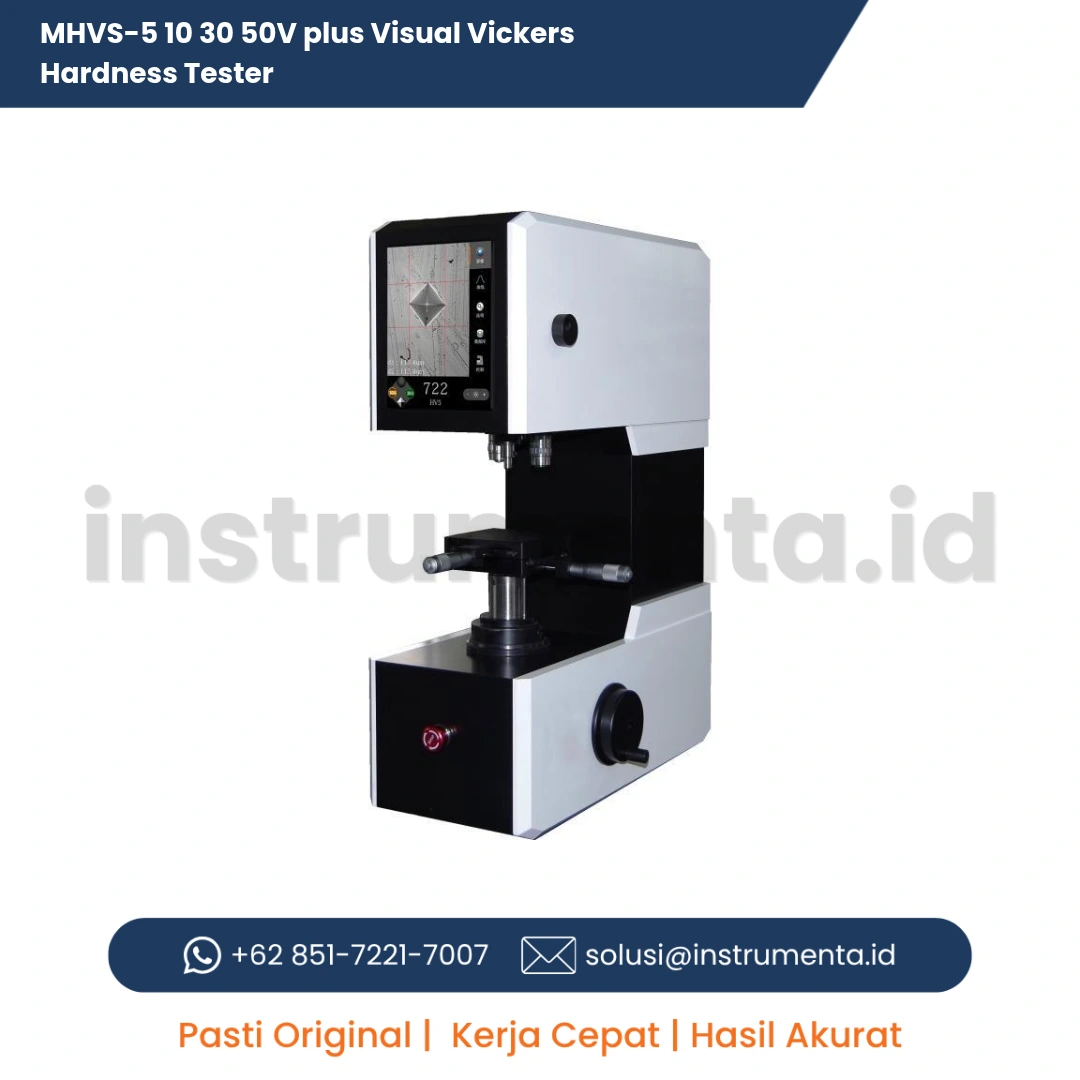 Distributor Resmi Visual Vickers Hardness Tester MHVS-5/10/30/50V Plus Precision Hardness Testing System